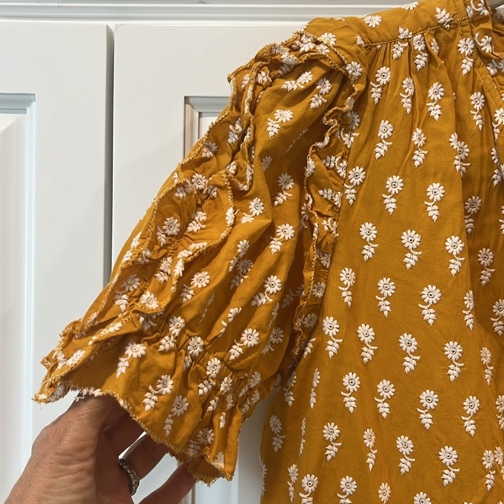 J.Crew ruffle trim blouse - Picture 4 of 9